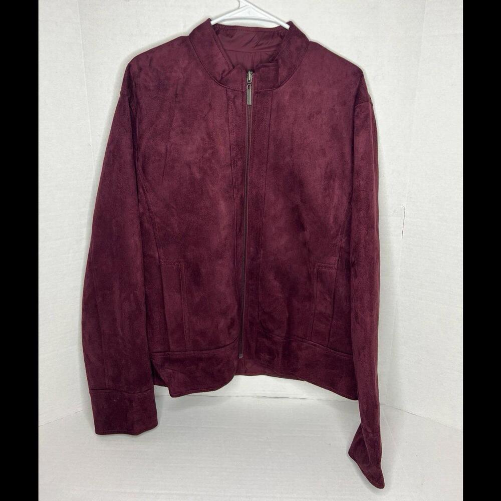 Emporio & Co Burgundy Velvet Jacket‎ - Size Medium